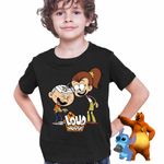 Fashion, accesorii si bijuterii - Copii - Imbracaminte copii - Tricouri copii - Tricou Copii Baieti Casa Loud Lincoln Luan CoolTrend, negru, marime M Copii - Infinity.ro