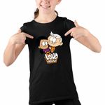 Fashion, accesorii si bijuterii - Copii - Imbracaminte copii - Tricouri copii - Tricou Copii Fete Casa Loud Lincoln Ronnie CoolTrend, negru, marime M Copii - Infinity.ro