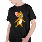 Fashion, accesorii si bijuterii - Copii - Imbracaminte copii - Tricouri copii - Tricou Copii Baieti Tom si Jerry Desene Animate CoolTrend, negru, marime XL Copii - Infinity.ro