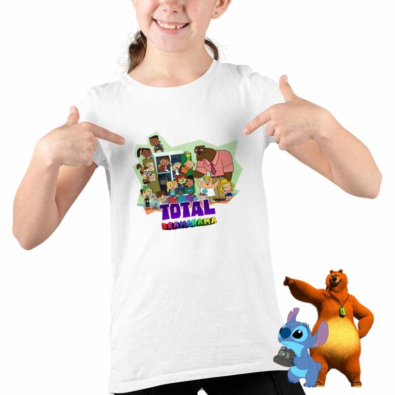 Fashion, accesorii si bijuterii - Copii - Imbracaminte copii - Tricouri copii - Tricou Copii Fete Total Dramarama Gradinita Dramei Grupa CoolTrend, alb, marime S Copii - Infinity.ro