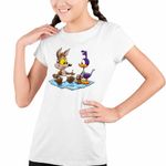 Fashion, accesorii si bijuterii - Copii - Imbracaminte copii - Tricouri copii - Tricou Copii Fete Coiotul Strutul Bebelusi Doctor, alb, marime XL Copii - Infinity.ro