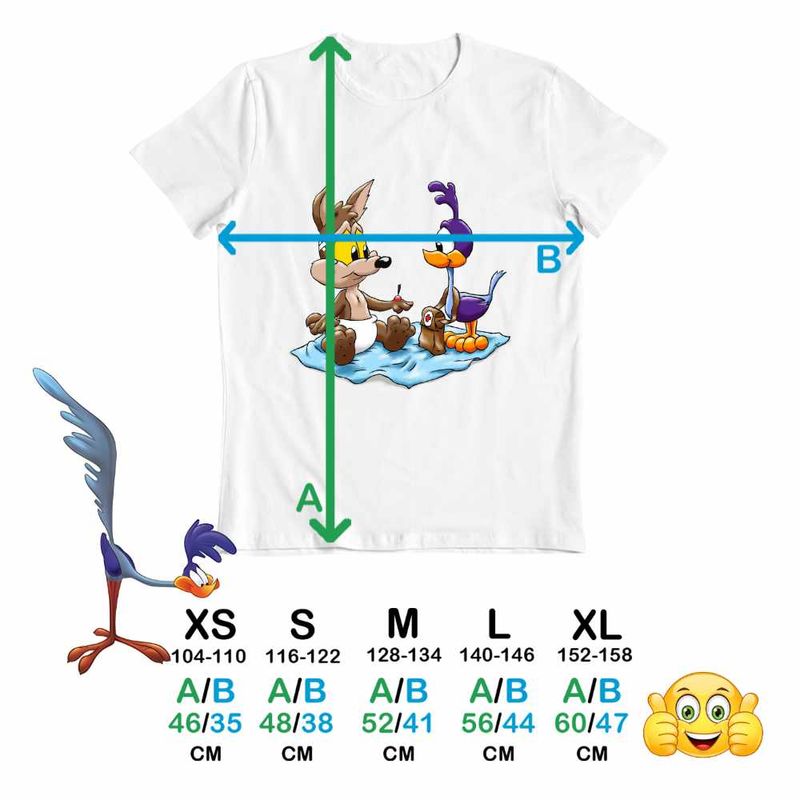 Fashion, accesorii si bijuterii - Copii - Imbracaminte copii - Tricouri copii - Tricou Copii Fete Coiotul Strutul Bebelusi Doctor, alb, marime XL Copii - Infinity.ro