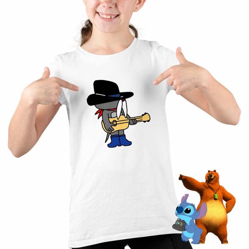 Fashion, accesorii si bijuterii - Copii - Imbracaminte copii - Tricouri copii - Tricou Copii Fete Tom si Jerry Unchiul Pecos CoolTrend, alb, marime XL Copii - Infinity.ro