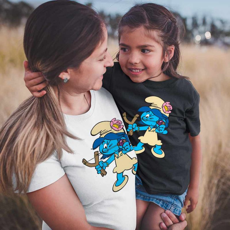Fashion, accesorii si bijuterii - Copii - Imbracaminte copii - Tricouri copii - Tricou Copii Fete Strumfii Satul Fetelor Prastie CoolTrend, alb, marime S Copii - Infinity.ro