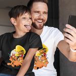 Fashion, accesorii si bijuterii - Copii - Imbracaminte copii - Tricouri copii - Tricou Copii Baieti Speedy Gonzales Garfield Yosemite Sam Desene, alb, marime L Copii - Infinity.ro