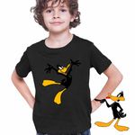 Fashion, accesorii si bijuterii - Copii - Imbracaminte copii - Tricouri copii - Tricou Copii Baieti Daffy Duck Ratoi Negru, negru, marime XL Copii - Infinity.ro