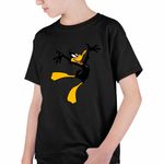 Fashion, accesorii si bijuterii - Copii - Imbracaminte copii - Tricouri copii - Tricou Copii Baieti Daffy Duck Ratoi Negru, negru, marime XL Copii - Infinity.ro