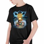 Fashion, accesorii si bijuterii - Copii - Imbracaminte copii - Tricouri copii - Tricou Copii Baieti Craig Dumbrava Cartoon Network CoolTrend, negru, marime XL Copii - Infinity.ro