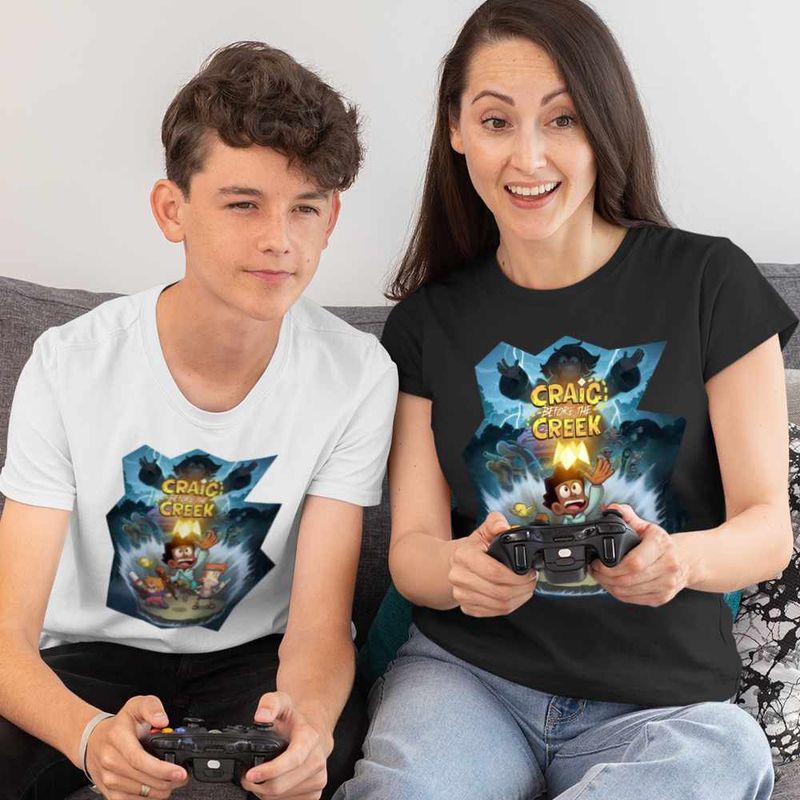 Fashion, accesorii si bijuterii - Copii - Imbracaminte copii - Tricouri copii - Tricou Copii Baieti Craig Dumbrava Cartoon Network CoolTrend, negru, marime XL Copii - Infinity.ro