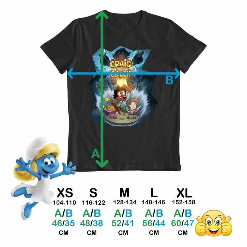Fashion, accesorii si bijuterii - Copii - Imbracaminte copii - Tricouri copii - Tricou Copii Baieti Craig Dumbrava Cartoon Network CoolTrend, negru, marime XL Copii - Infinity.ro