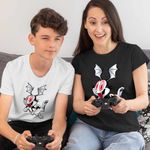 Fashion, accesorii si bijuterii - Copii - Imbracaminte copii - Tricouri copii - Tricou Copii Baieti Draculas Vampirul Iepuras Liliac CoolTrend, negru, marime L Copii - Infinity.ro