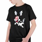 Fashion, accesorii si bijuterii - Copii - Imbracaminte copii - Tricouri copii - Tricou Copii Baieti Draculas Vampirul Iepuras Liliac CoolTrend, negru, marime L Copii - Infinity.ro