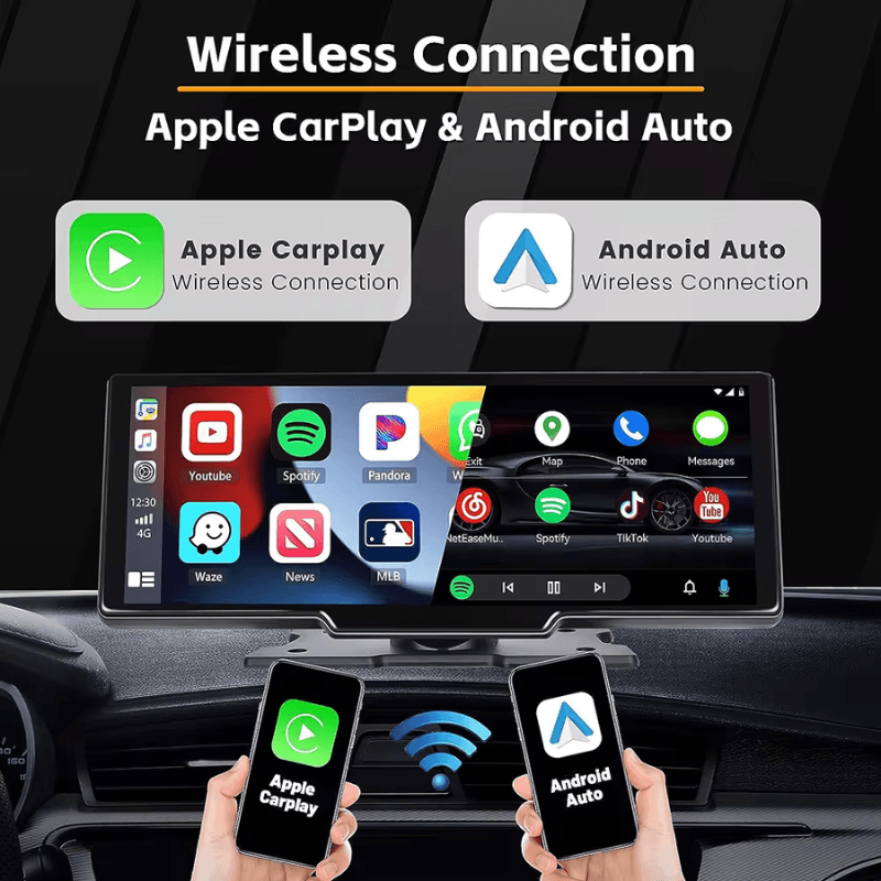 Auto si Moto - Electronice auto - Navigatii GPS - Navigatie auto multimedia MaGeCa C200, Apple CarPlay/Android Auto, Display tactil 10.26 inch, camera marsarier 1080P - Infinity.ro