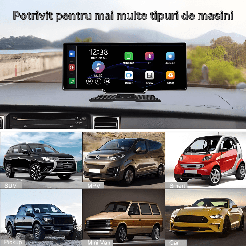 Auto si Moto - Electronice auto - Navigatii GPS - Navigatie auto multimedia MaGeCa C200, Apple CarPlay/Android Auto, Display tactil 10.26 inch, camera marsarier 1080P - Infinity.ro