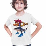 Fashion, accesorii si bijuterii - Copii - Imbracaminte copii - Tricouri copii - Tricou Copii Baieti Garfield Rechin Tralalero Tralalala, alb, marime L Copii - Infinity.ro