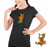 Fashion, accesorii si bijuterii - Copii - Imbracaminte copii - Tricouri copii - Tricou Copii Fete Scooby Doo Mister Rezolvat Bust, negru, marime XL Copii - Infinity.ro
