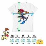 Fashion, accesorii si bijuterii - Copii - Imbracaminte copii - Tricouri copii - Tricou Copii Baieti Garfield Rechin Tralalero Tralalala, alb, marime L Copii - Infinity.ro