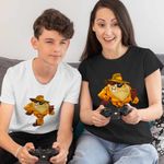 Fashion, accesorii si bijuterii - Copii - Imbracaminte copii - Tricouri copii - Tricou Copii Baieti Taz Mafiot Diavol Tasmanian, negru, marime XL Copii - Infinity.ro