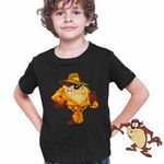 Fashion, accesorii si bijuterii - Copii - Imbracaminte copii - Tricouri copii - Tricou Copii Baieti Taz Mafiot Diavol Tasmanian, negru, marime XL Copii - Infinity.ro