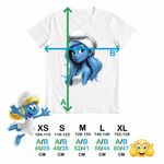 Fashion, accesorii si bijuterii - Copii - Imbracaminte copii - Tricouri copii - Tricou Copii Baieti Strumfita Printesa Elf CoolTrend, alb, marime XS Copii - Infinity.ro