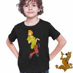 Fashion, accesorii si bijuterii - Copii - Imbracaminte copii - Tricouri copii - Tricou Copii Baieti Scooby Doo Shaggy Rogers, negru, marime XS Copii - Infinity.ro