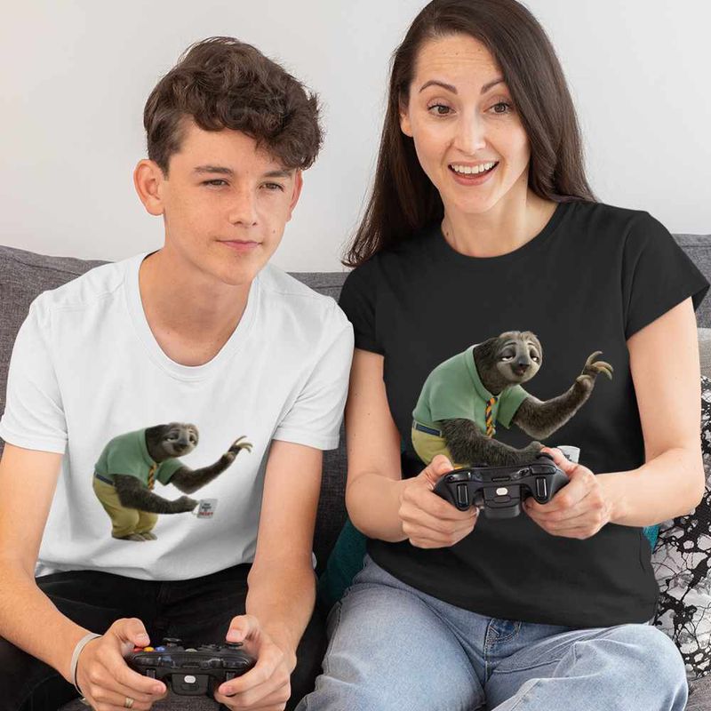 Fashion, accesorii si bijuterii - Copii - Imbracaminte copii - Tricouri copii - Tricou Copii Baieti Zootopia Flash Lenes Ghiseu CoolTrend, negru, marime S Copii - Infinity.ro