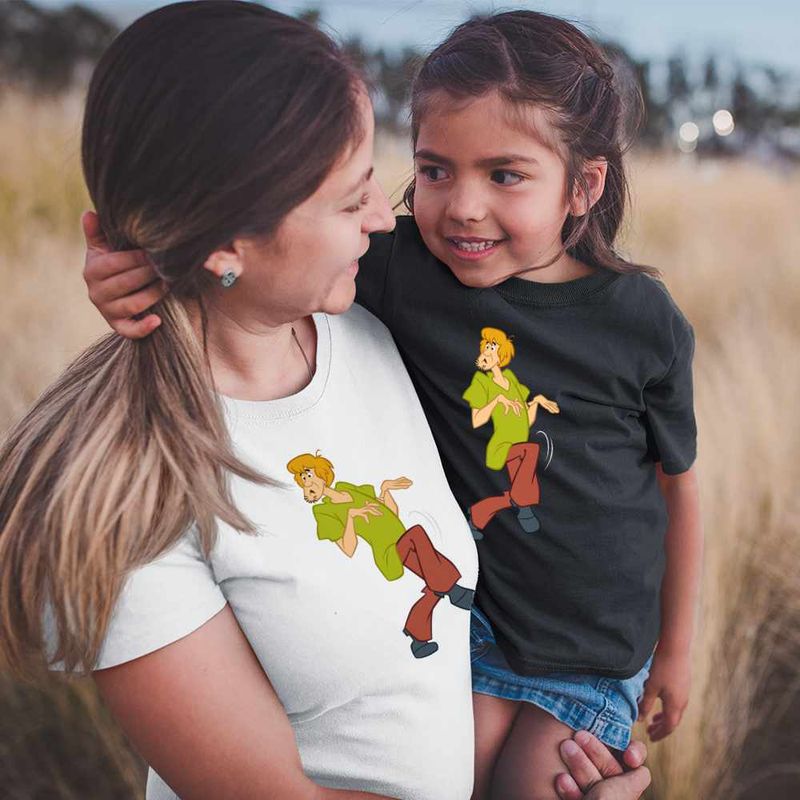 Fashion, accesorii si bijuterii - Copii - Imbracaminte copii - Tricouri copii - Tricou Copii Fete Scooby Doo Shaggy Rogers, alb, marime XS Copii - Infinity.ro