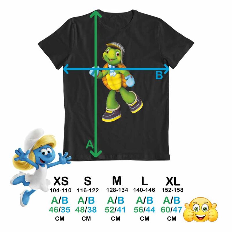 Fashion, accesorii si bijuterii - Copii - Imbracaminte copii - Tricouri copii - Tricou Copii Baieti Franklin Testoasa Danseaza CoolTrend, negru, marime L Copii - Infinity.ro