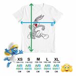 Fashion, accesorii si bijuterii - Copii - Imbracaminte copii - Tricouri copii - Tricou Copii Fete Bugs Bunny Iepuras CoolTrend, alb, marime M Copii - Infinity.ro