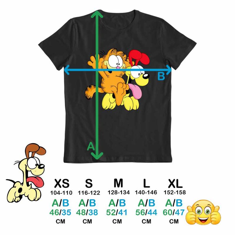 Fashion, accesorii si bijuterii - Copii - Imbracaminte copii - Tricouri copii - Tricou Copii Baieti Garfield Odie Calare Joaca, negru, marime M Copii - Infinity.ro