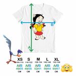Fashion, accesorii si bijuterii - Copii - Imbracaminte copii - Tricouri copii - Tricou Copii Fete Petunia Porky Looney Tunes, alb, marime M Copii - Infinity.ro