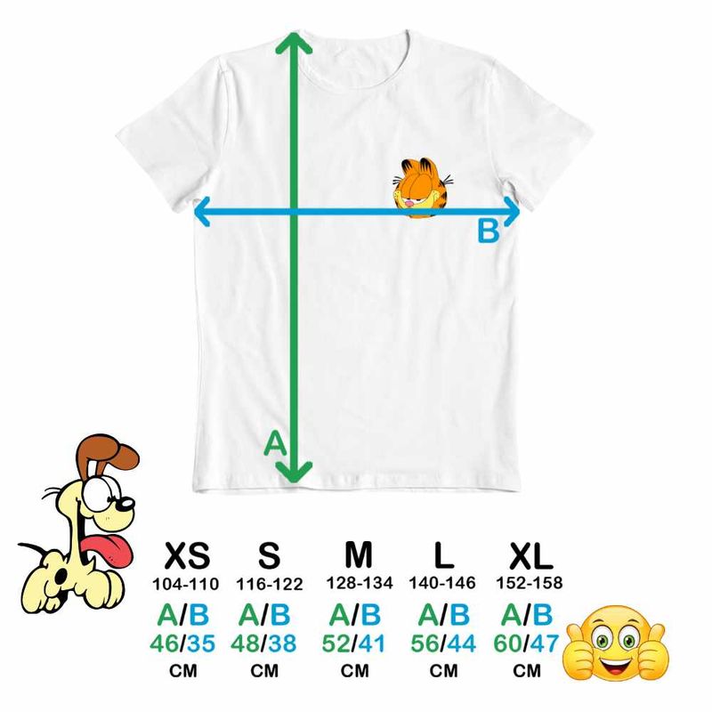 Fashion, accesorii si bijuterii - Copii - Imbracaminte copii - Tricouri copii - Tricou Copii Baieti Garfield Privire Sarcastica, alb, marime M Copii - Infinity.ro