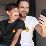 Fashion, accesorii si bijuterii - Copii - Imbracaminte copii - Tricouri copii - Tricou Copii Baieti Garfield Privire Sarcastica, alb, marime M Copii - Infinity.ro