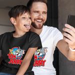 Fashion, accesorii si bijuterii - Copii - Imbracaminte copii - Tricouri copii - Tricou Copii Baieti Tom si Jerry CoolTrend, alb, marime S Copii - Infinity.ro