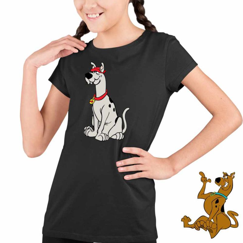 Fashion, accesorii si bijuterii - Copii - Imbracaminte copii - Tricouri copii - Tricou Copii Fete Scooby-Dum Scooby Doo Var Verisor, negru, marime S Copii - Infinity.ro