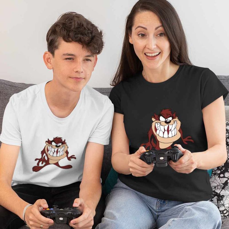 Fashion, accesorii si bijuterii - Copii - Imbracaminte copii - Tricouri copii - Tricou Copii Baieti Taz Diavolul Tasmanian, negru, marime S Copii - Infinity.ro