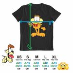 Fashion, accesorii si bijuterii - Copii - Imbracaminte copii - Tricouri copii - Tricou Copii Baieti Garfield Lasagna Mancare Pisic, negru, marime XS Copii - Infinity.ro