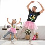 Fashion, accesorii si bijuterii - Copii - Imbracaminte copii - Tricouri copii - Tricou Copii Fete Coiotul Strutul Bebelusi Deseneaza, negru, marime M Copii - Infinity.ro