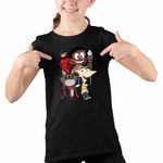 Fashion, accesorii si bijuterii - Copii - Imbracaminte copii - Tricouri copii - Tricou Copii Fete Craig Taffy Buburuza Phineas CoolTrend, negru, marime L Copii - Infinity.ro