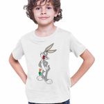 Fashion, accesorii si bijuterii - Copii - Imbracaminte copii - Tricouri copii - Tricou Copii Baieti Bugs Bunny CoolTrend, alb, marime S Copii - Infinity.ro