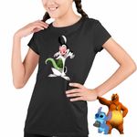 Fashion, accesorii si bijuterii - Copii - Imbracaminte copii - Tricouri copii - Tricou Copii Fete Draculas Vampirul Iepuras Alien Venom CoolTrend, negru, marime XS Copii - Infinity.ro