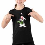 Fashion, accesorii si bijuterii - Copii - Imbracaminte copii - Tricouri copii - Tricou Copii Fete Draculas Vampirul Iepuras Alien Venom CoolTrend, negru, marime XS Copii - Infinity.ro