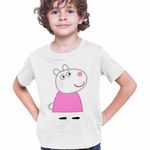 Fashion, accesorii si bijuterii - Copii - Imbracaminte copii - Tricouri copii - Tricou Copii Baieti Oaia Suzy Purcelusa Peppa Pig CoolTrend, alb, marime L Copii - Infinity.ro
