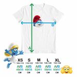 Fashion, accesorii si bijuterii - Copii - Imbracaminte copii - Tricouri copii - Tricou Copii Baieti Papa Strumf Smurf CoolTrend, alb, marime M Copii - Infinity.ro