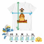Fashion, accesorii si bijuterii - Copii - Imbracaminte copii - Tricouri copii - Tricou Copii Fete Harold Draculas Vampirul Iepuras CoolTrend, alb, marime M Copii - Infinity.ro