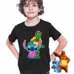 Fashion, accesorii si bijuterii - Copii - Imbracaminte copii - Tricouri copii - Tricou Copii Baieti Franklin Stitch CoolTrend, negru, marime XL Copii - Infinity.ro