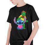 Fashion, accesorii si bijuterii - Copii - Imbracaminte copii - Tricouri copii - Tricou Copii Baieti Franklin Stitch CoolTrend, negru, marime XL Copii - Infinity.ro
