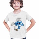 Fashion, accesorii si bijuterii - Copii - Imbracaminte copii - Tricouri copii - Tricou Copii Baieti Strumfii Impiedicatul CoolTrend, alb, marime S Copii - Infinity.ro