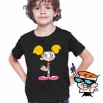 Fashion, accesorii si bijuterii - Copii - Imbracaminte copii - Tricouri copii - Tricou Copii Baieti Dexter Dee Dee Sora Blonda, negru, marime L Copii - Infinity.ro