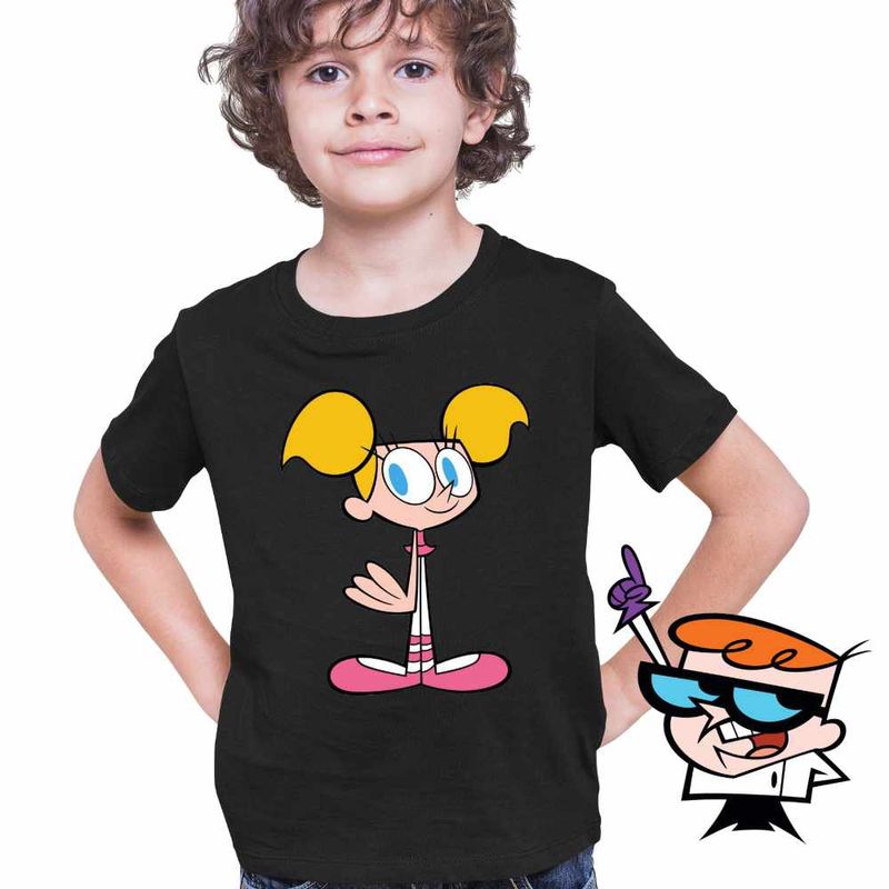 Fashion, accesorii si bijuterii - Copii - Imbracaminte copii - Tricouri copii - Tricou Copii Baieti Dexter Dee Dee Sora Blonda, negru, marime L Copii - Infinity.ro